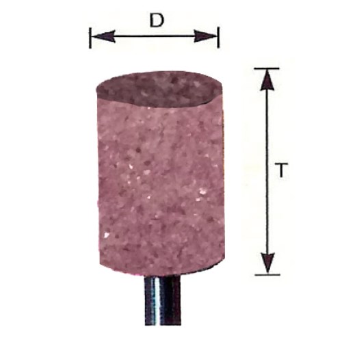 MOUNTED WHEEL, CYLINDRICAL TYPE, 6MM SHANK