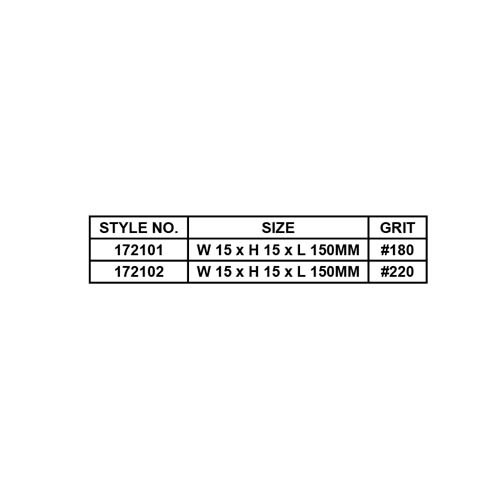 HONING STONE, TRIANGLE TYPE, GREEN COLOR