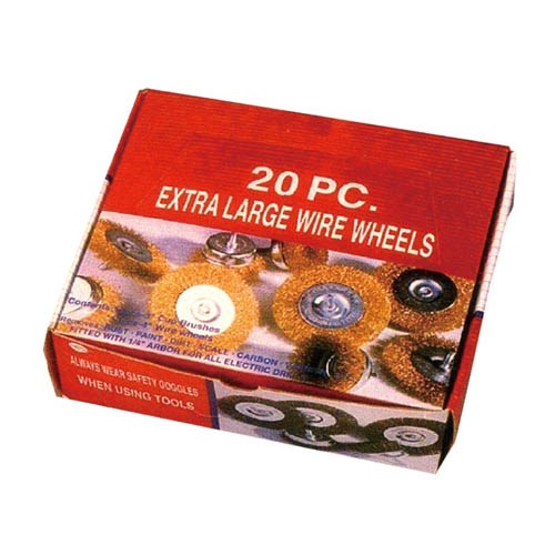168110     20PCS WIRE BRUSHES ASSORTMENT KIT