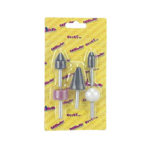 168052   5PCS MOUNTED GRINDING STONE SET