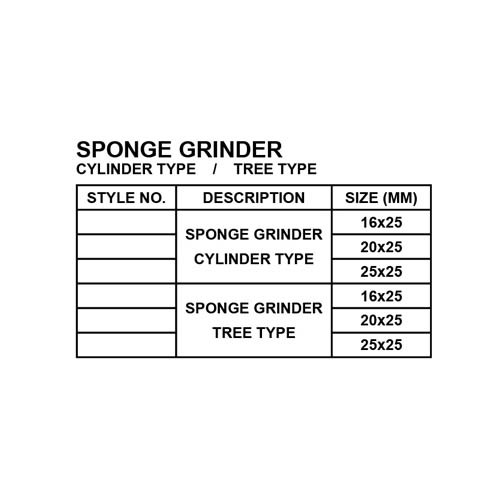 SPONGE GRINDER