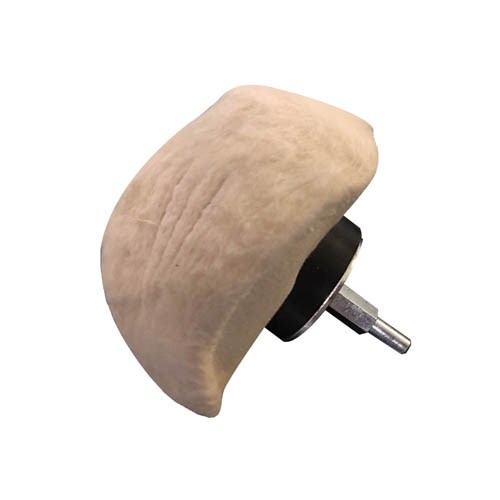 163823   MOUNTED WHEEL, COTTON, φ91 x T 48mm x L 94mm