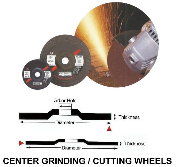 CENTER GRINDING / CUTTING WHEELS