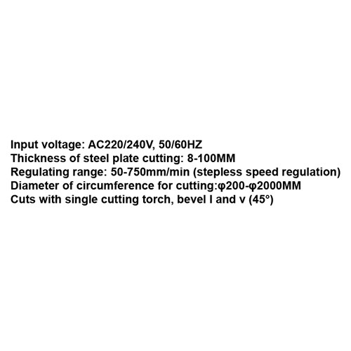 091333     PORTABLE CUTTING MACHINE (CGI-30)