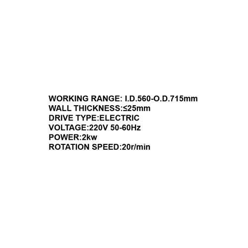 022292     ELECTRIC MOTOR DRIVE PORTABLE PIPE CUTTING MACHINE