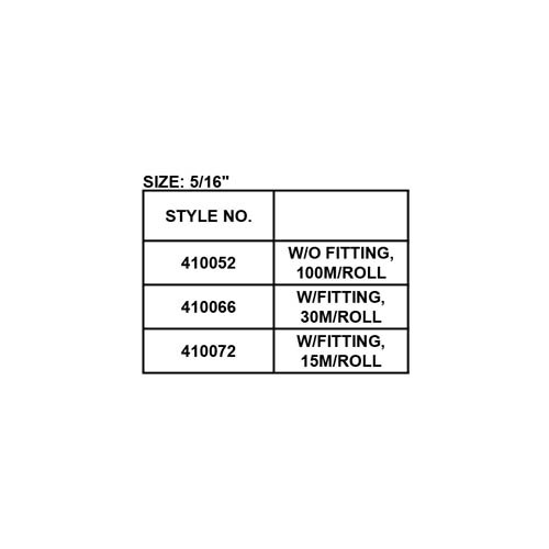 RUBBER TWIN HOSE