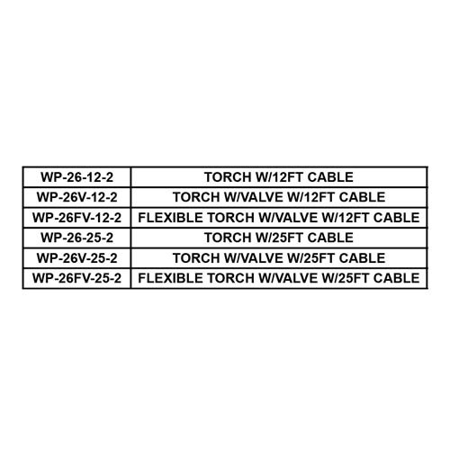 TIG TORCH WITH CABLE
