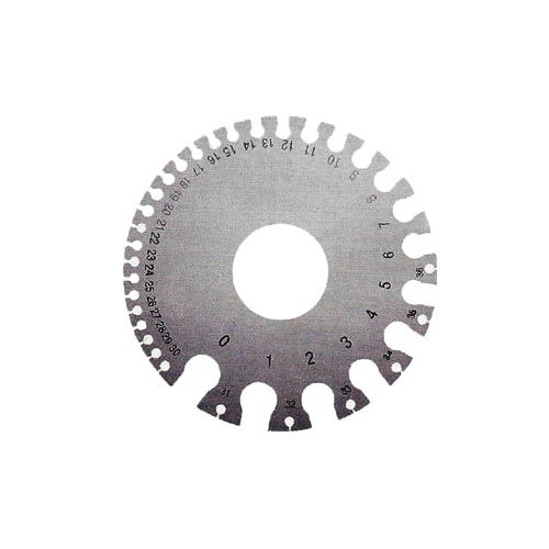 081075     RADIUS WIRE GAUGE, 0.007"-0.3125"