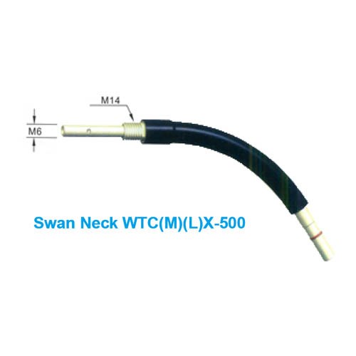 MIG/MAG WELDING ACCESSORIES (FOR OTC), SWAN NECK WTC(M)(L)X-500