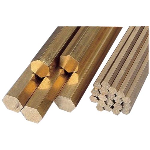 SOLID HEXAGONAL BRASS BAR