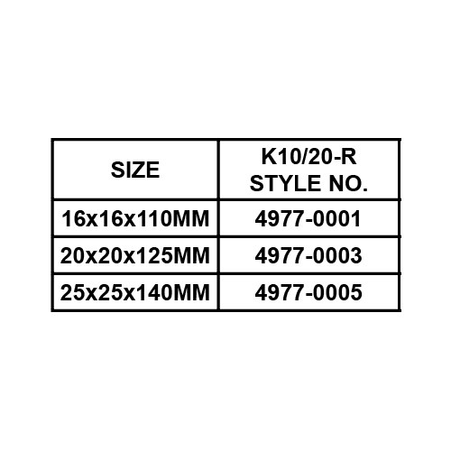 CARBIDE TIPPED TOOL BIT, DIN4977-ISO5 (RIGHT)