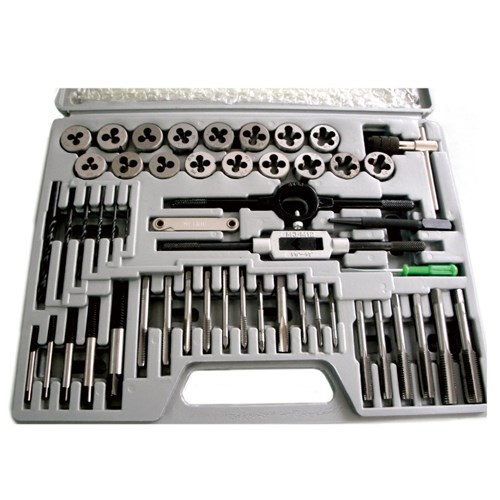 121011     52PCS HIGH CARBON STEEL TAP AND DIE KIT