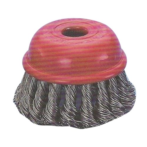 KCO BRASS COATED WIRE KNOT CUP BRUSH