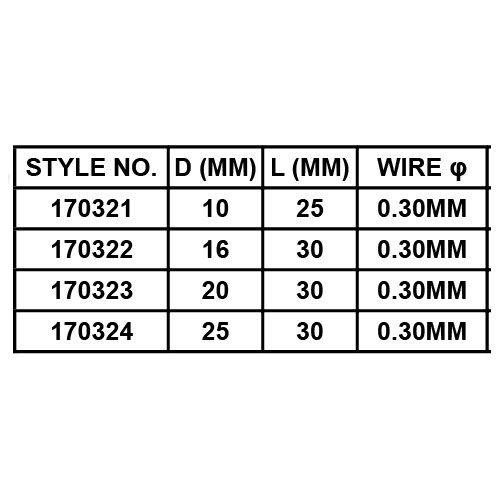 BRASS WIRE POINTED TYPE END BRUSH