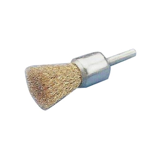 SE BRASS COATED WIRE END BRUSH