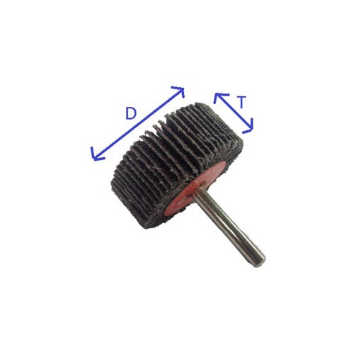 FAN GRINDER, AL-OX., 6MM SHANK