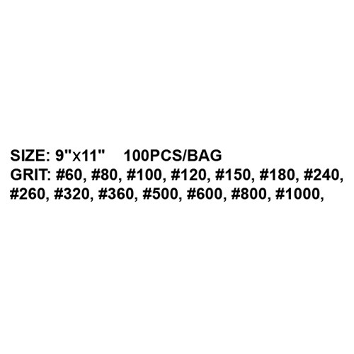 WATERPROOF ABRASIVE CLOTH