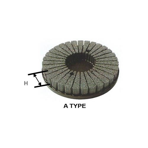 SILICON CARBIDE ABRASIVE NYLON DISC BRUSH (A TYPE)