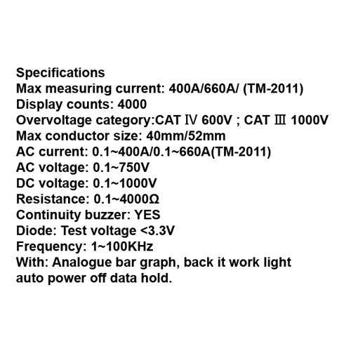 012037     AC CLAMP METER
