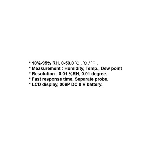012061     HUMIDITY/TEMP. METER