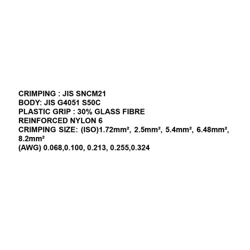 024046     9-1/2" COAX CRIMPING TOOL (YAC-3)