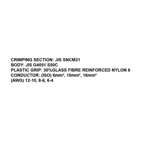 024048     8" CABLE FERRULES CRIMPING TOOL (YAC-6)