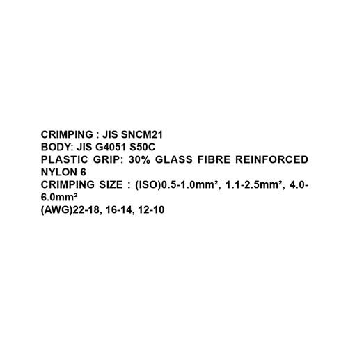 024007     HEAVY DUTY CRIMPING TOOL (YYT-7)