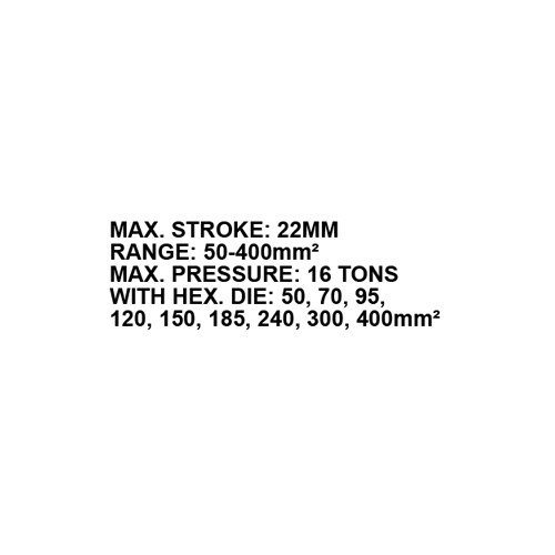 023707     SPLIT HYDRAULIC CABLE CRIMPING TOOLS