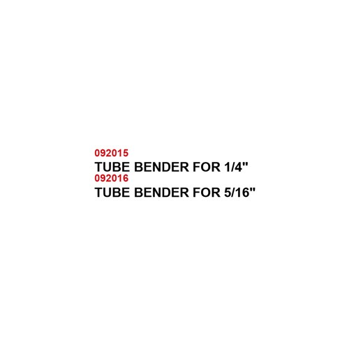 TUBE BENDER