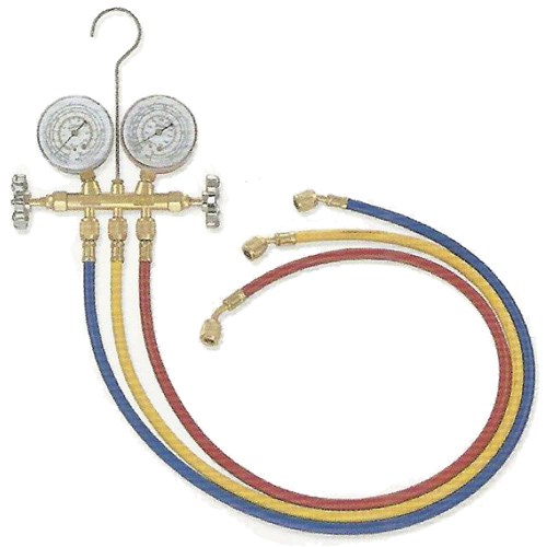 MANIFOLD CHARGE WITH 3 COLOR HOSE SET FOR R12