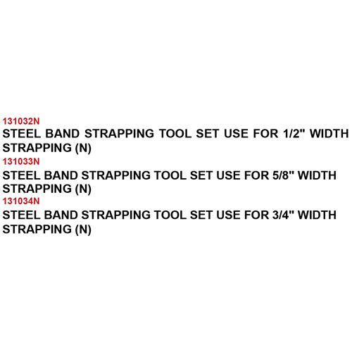 STEEL BAND STRAPPING TOOL SET
