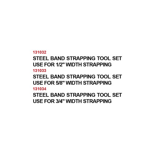 STEEL BAND STRAPPING TOOL SET