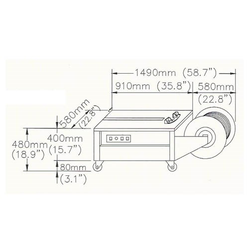 131092     AUTOMATIC STRAPPING MACHINE