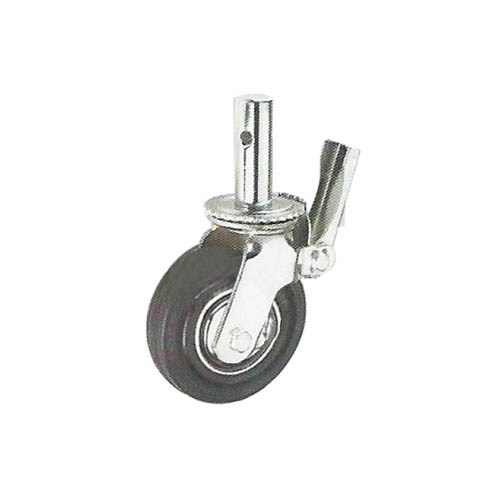 SCAFFOLD LOCKING CASTER WHEEL, W/BRAKE TYPE