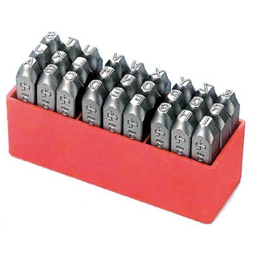 DOTTED TYPE LETTER STAMPS
