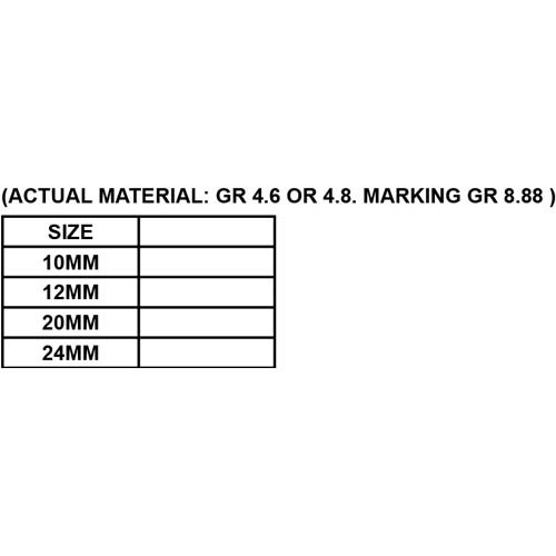 HOT DIPPED GALVANIZED HEX. NUT DIN 934 GR.8.8