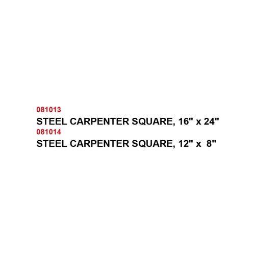 STEEL CARPENTER SQUARE