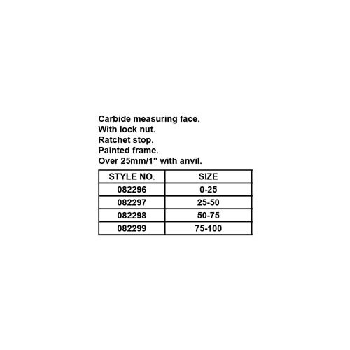 OUTSIDE MICROMETER