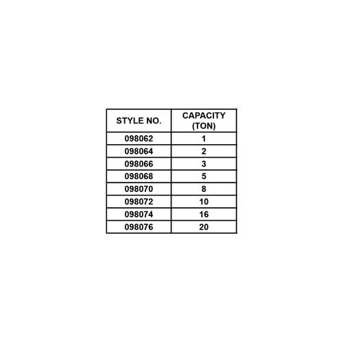 THRUST BEARING SWIVEL HOOK