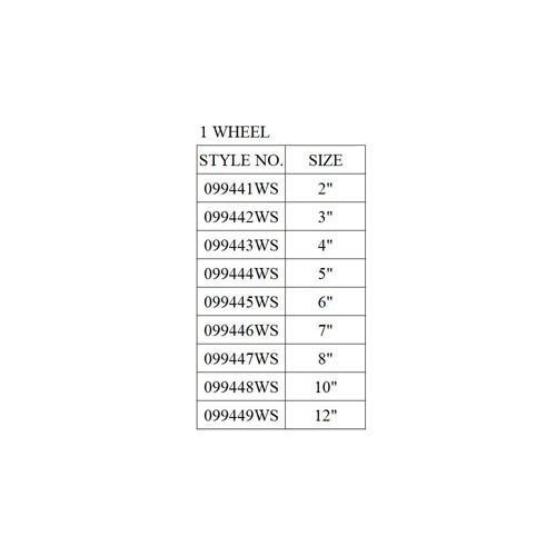 PULLEY BLOCK W/SAFETY LATCH, 1 WHEEL