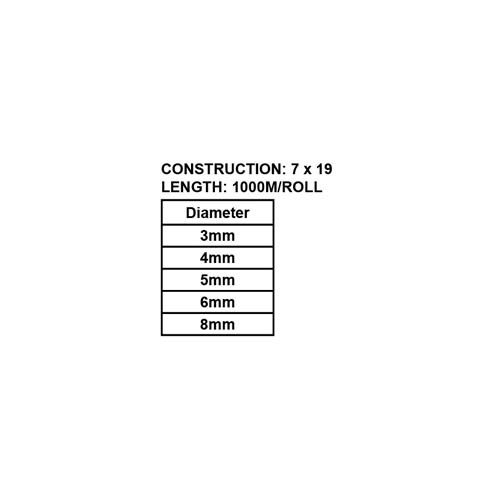 GALVANIZED STEEL WIRE ROPE