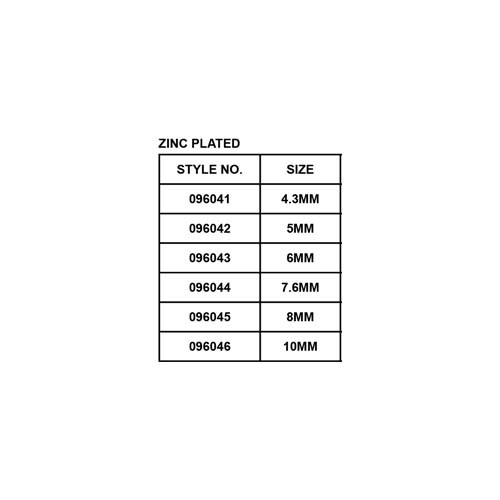 STEEL S HOOK, ZINC PLATED