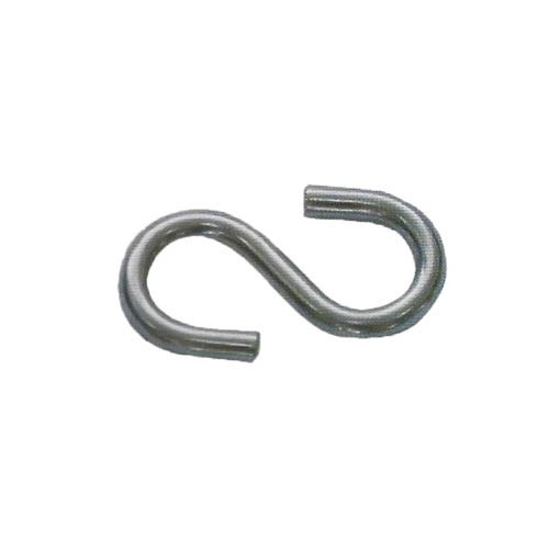 STEEL S HOOK, ZINC PLATED