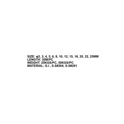 GALVANIZED STEEL MEDIUM LINK CHAIN