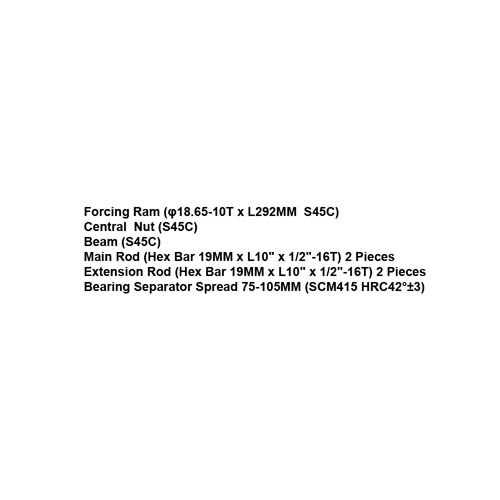 051019     PRESSURE SCREW SEPARATOR PULLER SET