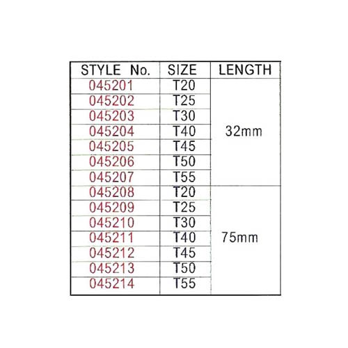 φ10MM HEX SHANK STAR BIT