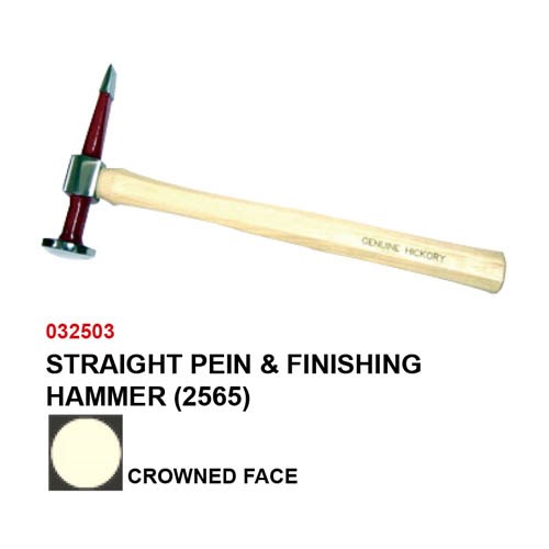 032503     STRAIGHT PEIN & FINISHING HAMMER (2565)