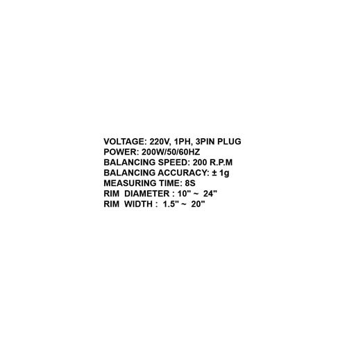 020802 (120) WHEEL BALANCER
