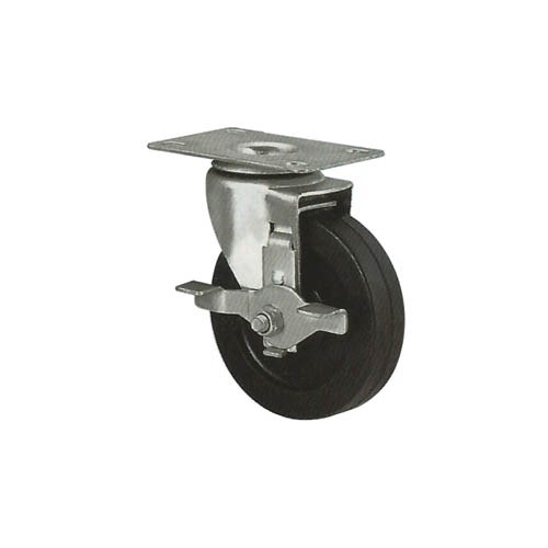 MEDIUM DUTY HARD RUBBER CASTER WHEEL