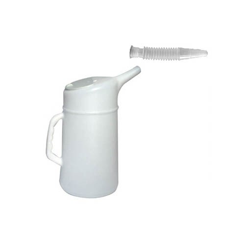 PLASTIC OIL PITCHER WITH SPOUT